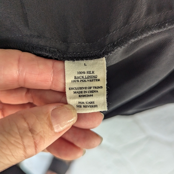 Nicole Miller silk high low blouse Large - Picture 7 of 7